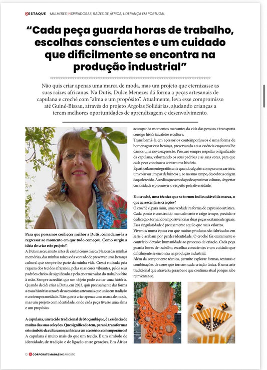 Dutis em destaque na IN Corporate Magazine